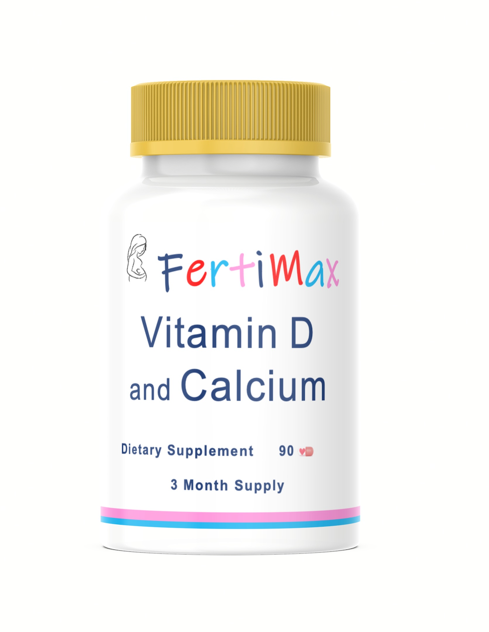 FertiMax Vitamin D and Calcium (90 Capsules)